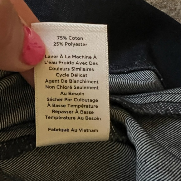 Talbots Classic dark jean  Denim Skirt size 6P (E112) - Picture 7 of 12